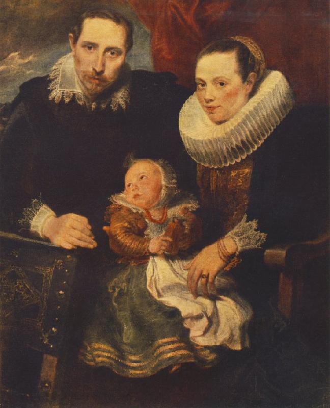 DYCK, Sir Anthony Van Family Portrait hhte oil painting image